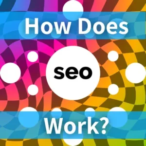 featured image that says how does seo work?